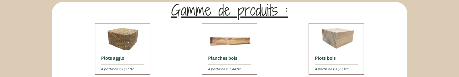 Planche & composants